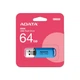 Флеш-накопитель, флешка A-DATA C906 USB2.0 64GB Water Blue (AC906-64G-RWB) - изображение 3
