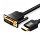 Кабель Vention HDMI to DVI Cable 3м 1080P Black (ABFBI) - зображення 1