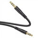 Аудио-кабель HOCO UPA24 Smooth AUX 3.5мм audio cable 1м Black (6931474789136) - изображение 3