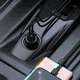 Адаптер автомобільний трансмітер BASEUS Wireless MP3 Car Charger T typed S-16 2USB 3.1A Black (CCMT000201) - зображення 5
