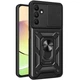 Чохол Hide Shield для Samsung Galaxy A15/A155 протиударний бампер з підставкою Black - зображення 1