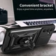Чохол Hide Shield для Samsung Galaxy A15/A155 протиударний бампер з підставкою Black - зображення 3