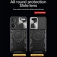 Чехол Magnetic Shield для Xiaomi Redmi Note 13 Pro Plus 5G бампер противоударный с подставкой кольцом Black - изображение 4