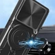 Чехол Magnetic Shield для Infinix Note 40 / X6853 бампер противоударный с подставкой кольцом Black - изображение 2