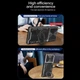 Чехол Magnetic Shield для Infinix Note 40 / X6853 бампер противоударный с подставкой кольцом Black - изображение 4