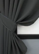 Комплект штор коротких VR-Textil Блэкаут Midnight № 1399ш 130х170 см 2 шт Графитовый (35-0159) - изображение 3