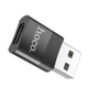 Адаптер-переходник Hoco UA17 USB To Type-C для смартфонов и планшетов (Type-C, 2A, USB2.0 OTG) - Черный - изображение 2