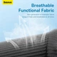 Подушка автомобільна для спини попереку Baseus ComfortRide Series Car Cooling Gel Lumbar Pillow Чорний - зображення 8