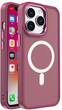 Etui plecki Hurtel MagSafe Color Matte Case dla Apple iPhone 15 Burgundy (9145576280065) - obraz 1