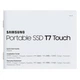 SSD накопитель Samsung T7 Touch 2 TB Silver (MU-PC2T0S/WW) - изображение 9
