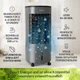 Охладитель воздуха KlarsteinSkypillar 3-в-1 228 м³ (10035795) - изображение 2