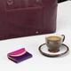 Компактный женский кожаный кошелек Visconti RB126 Zanzibar (Berry Multi) - изображение 7