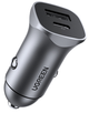 Автомобільний зарядний пристрій Ugreen CD130 20 W USB + Type-C PD Car Charger Space Grey (UGR-30780) - зображення 1