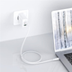 Мережевий зарядний пристрій Acefast A13 PD65W (USB-C+USB-C+USB-A) 3-port Charger Set White - зображення 3