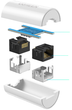 Złącze Ethernet Ugreen NW116 RJ-45 Czarne (6957303838370) - obraz 7