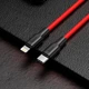 Кабель Hoco Type-C - Lightning 1метр PD 20W 3А силикон X21 Plus Red (X21 PLUS_Red) - изображение 2
