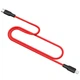Кабель Hoco Type-C - Lightning 1метр PD 20W 3А силикон X21 Plus Red (X21 PLUS_Red) - изображение 4