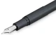 Чорнильна ручка Kaweco Supra Black чорна алюмінієва перо EF (дуже тонка) - зображення 4