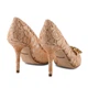 Женские туфли - лодочки Bellucci из кружева Taormina с брошью Dolce&Gabbana Rainbow 37 (23.8 cm) бежевые CD0101AL19880240 - изображение 4