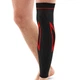Бандаж эластичный удлинённый компрессионный на голень и колено Knee compression sleeve SIBOTE ST-7218 1шт - изображение 3