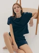 Пижама женская с шортами Navy XL - изображение 2