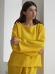 Пижама женская из муслина Leglo Yellow - M - изображение 3