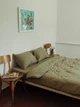 Комплект білизни з льону Leglo Spring євро, Простирадло 160x200x30 - зображення 6