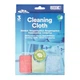 Комплект салфеток Smart Cleaning Cloth ЛЮКС (3шт) 32х31см зеленый/голубой/розовый - изображение 1