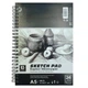 Альбом для ескізів Art Nation Sketch Pad скетчбук формату А5 на спіралі 160г/м2 - зображення 2