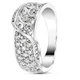Серебряное кольцо с фианитами ФК199 ФК199 17.5р. - изображение 1
