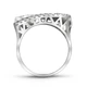 Серебряное кольцо с фианитами ФК052 ФК052 17.5р. - изображение 3