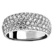 Серебряное кольцо с фианитами Лаура ФК066Н 18р. - изображение 2