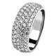 Серебряное кольцо с фианитами Лаура ФК066Н 18р. - изображение 3