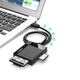 Кардрідер Ugreen USB 3.0 SD micro-SD CF MS Black (6957303832316) - зображення 4