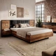Кровать Frisco Стокгольм с подъемным механизмом и 2 тумбами 2642x2100x1020 мм Каштановая/Антрацит (39861-MEB2636) - изображение 6