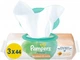 Zestaw chusteczek nawilżanych dla niemowląt Pampers Harmonie Protect&Care z nagietkiem 3 x 44 szt (8700216250672) - obraz 1