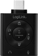 Аудіоадаптер LogiLink USB-C на 2 x jack 3.5 mm 7.1 (4052792059847) - зображення 2