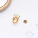 Брошь-значок BROCHE бижутерия Медицина Анатомическое Сердце золотистая BRGV111522 - изображение 6