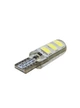 Светодиодная лампа&nbsp;Т10 W5W 6SMD 5630 в силиконе с обманкой Autoexpect 12V Белая (10796) - изображение 2