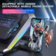 Підставка для ноутбука з охолодженням VHG D10 з RGB-підсвічуванням Laptop Cooling Pad, Black - изображение 3