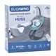 Заколисуючий центр EL CAMINO HUGS ME 1077 з пультом, таймером, Bluetooth та 5 режимами гойдання, Сірий - зображення 7