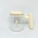 Автоматична стильна чашка-мішалка для холодних та гарячих напоїв ELECTRIC MIXING CUP (біла, на батарейках) - зображення 2