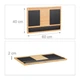 Подставка для ноутбука из бука 2x60x40см - изображение 3