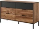 Комод Frisco Стокгольм 1373х814х395 мм Каштановый / Антрацит (39860-MEB2635) - изображение 1