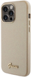 Панель Guess Glitter Glossy Script для iPhone 15 Pro Light Gold (3666339155506) - зображення 2