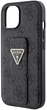 Etui Guess Grip Stand 4G Triangle Strass do iPhone 15 Black (3666339197292) - obraz 6