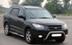 Бічні пороги підніжки труба з накладками для Hyundai Santa Fe 06-12 d60х1,6мм Хендай Санта Фе ST5313 - зображення 1