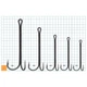Двійник Gurza Double Hook X - Long Shank №1 3шт.Bn (k-1506-001) - зображення 2
