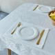 Комплект салфеток Edelvika Тюльпаны 30x40 см 2 шт Белых (277-23/00 Тюльпаны) - изображение 5