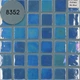 Мозаика АкваМо голубая,перламутровая PL25302 Sky Blue 31.7х31.7 стеклянная для ванны, душевой,бассейна за 1 ШТ - изображение 3